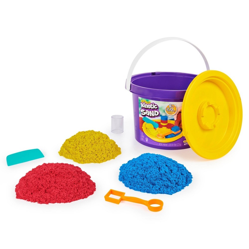 slide 8 of 8, Kinetic Sand 6lb Bucket, 6 lb