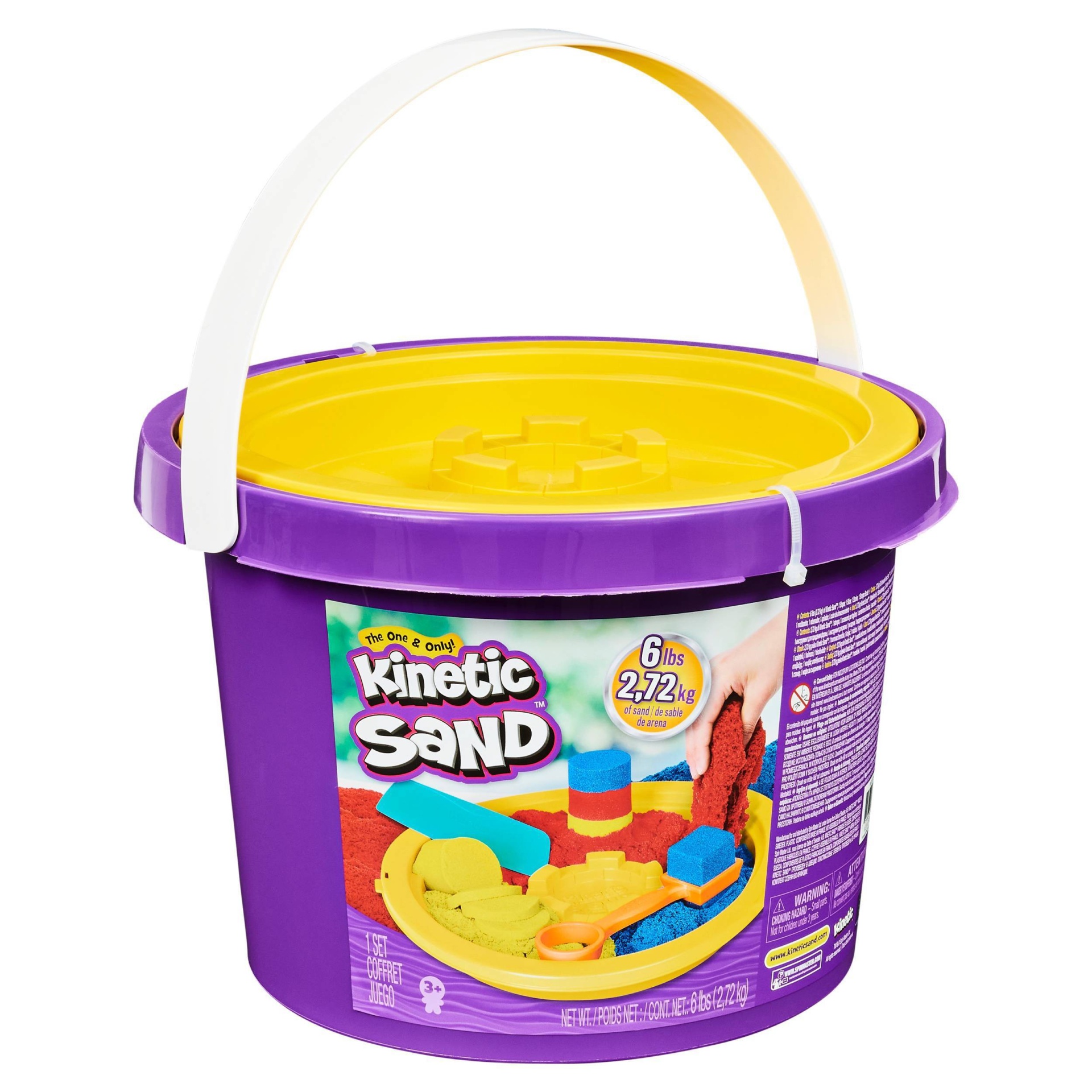 slide 1 of 8, Kinetic Sand 6lb Bucket, 6 lb