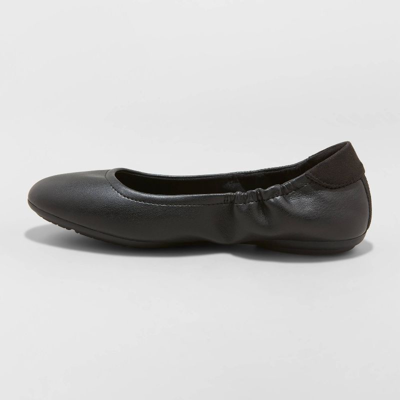 slide 3 of 4, Women's Meredith Ballet Flats - A New Day Black 6.5, 1 ct