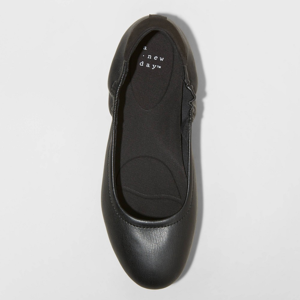 slide 3 of 4, Women's Meredith Ballet Flats - A New Day Black 6.5, 1 ct