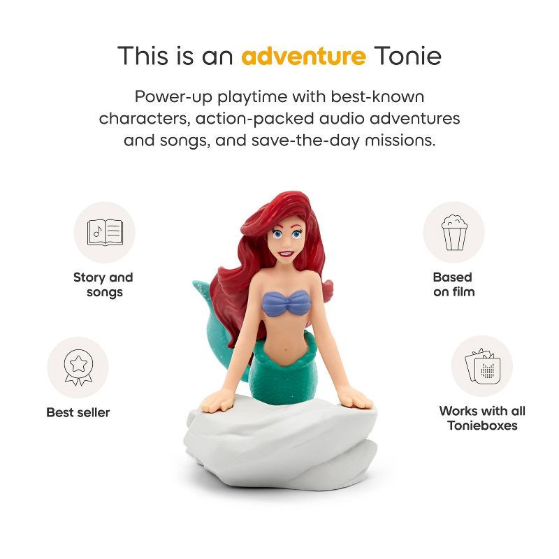 slide 5 of 7, tonies Disney The Little Mermaid Tonie Figurine, 1 ct