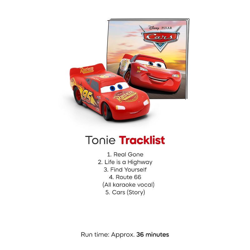 slide 6 of 7, tonies Disney Pixar Cars Tonie Figurine: Music Learning System Accessory - Lightning McQueen PVC Model, Starter Set Required, 1 ct