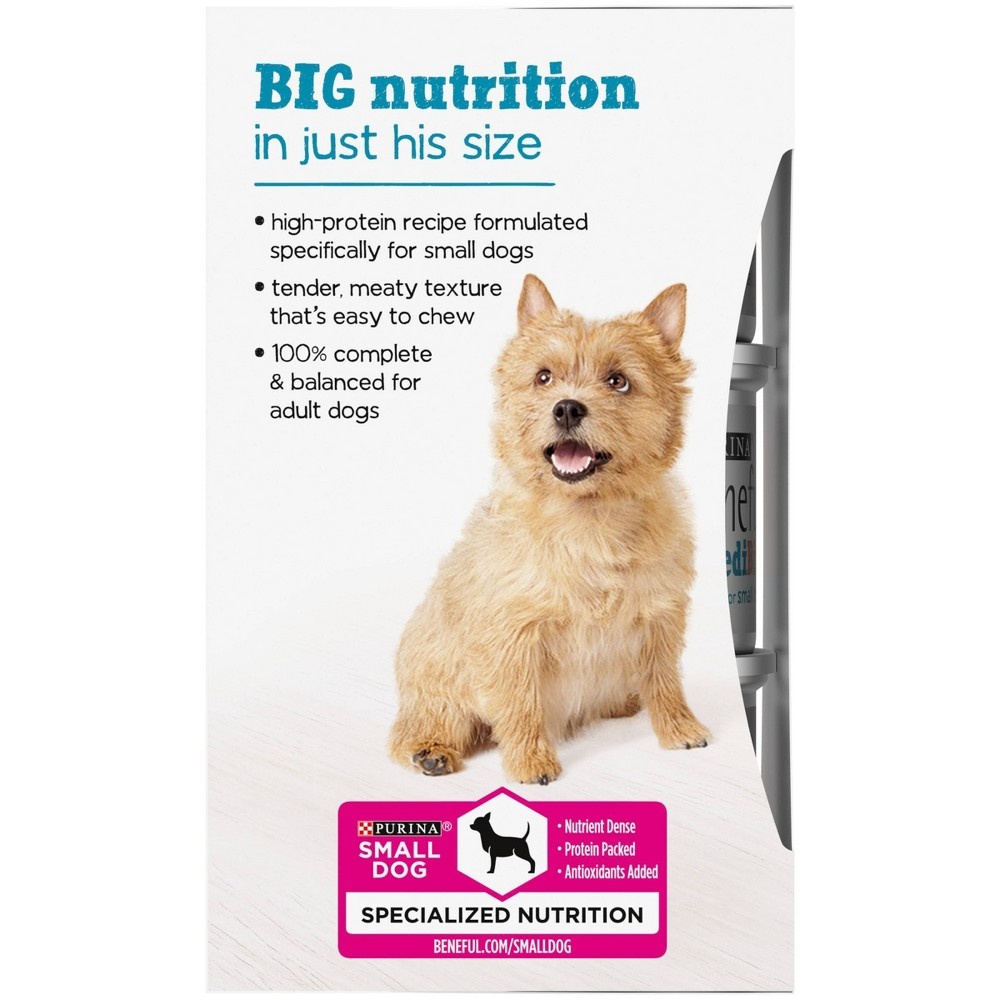 slide 2 of 6, Purina Beneful IndrediBites Pate Small Dog with Chicken Wet Dog Food, 3 oz, 3 ct