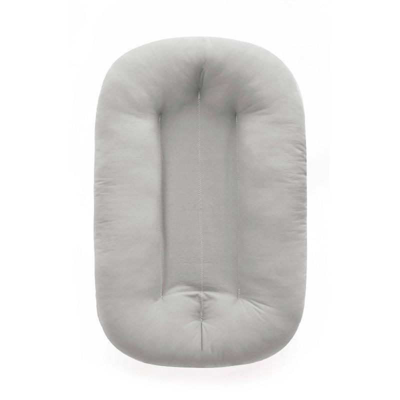 slide 1 of 6, Snuggle Me Organic Lounger - Stone, 1 ct