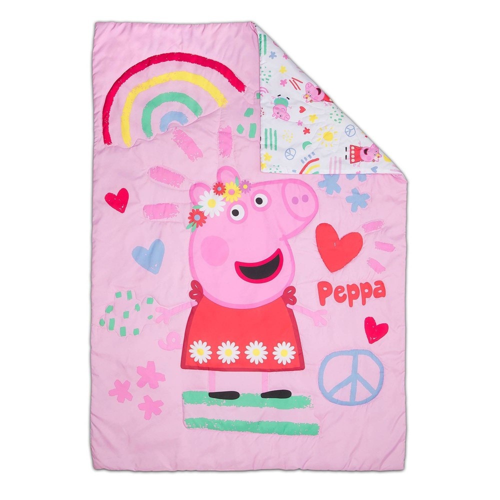 slide 4 of 7, Toddler Peppa Pig Bedding Set, 1 ct