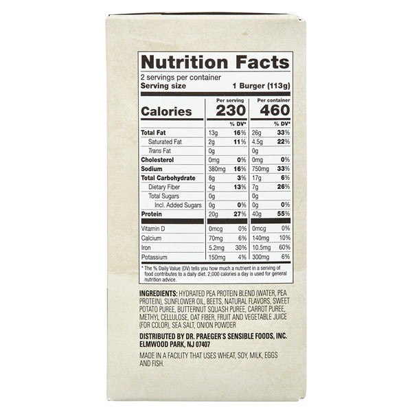 slide 9 of 9, Dr. Praeger's Perfect Burger, 2 ct