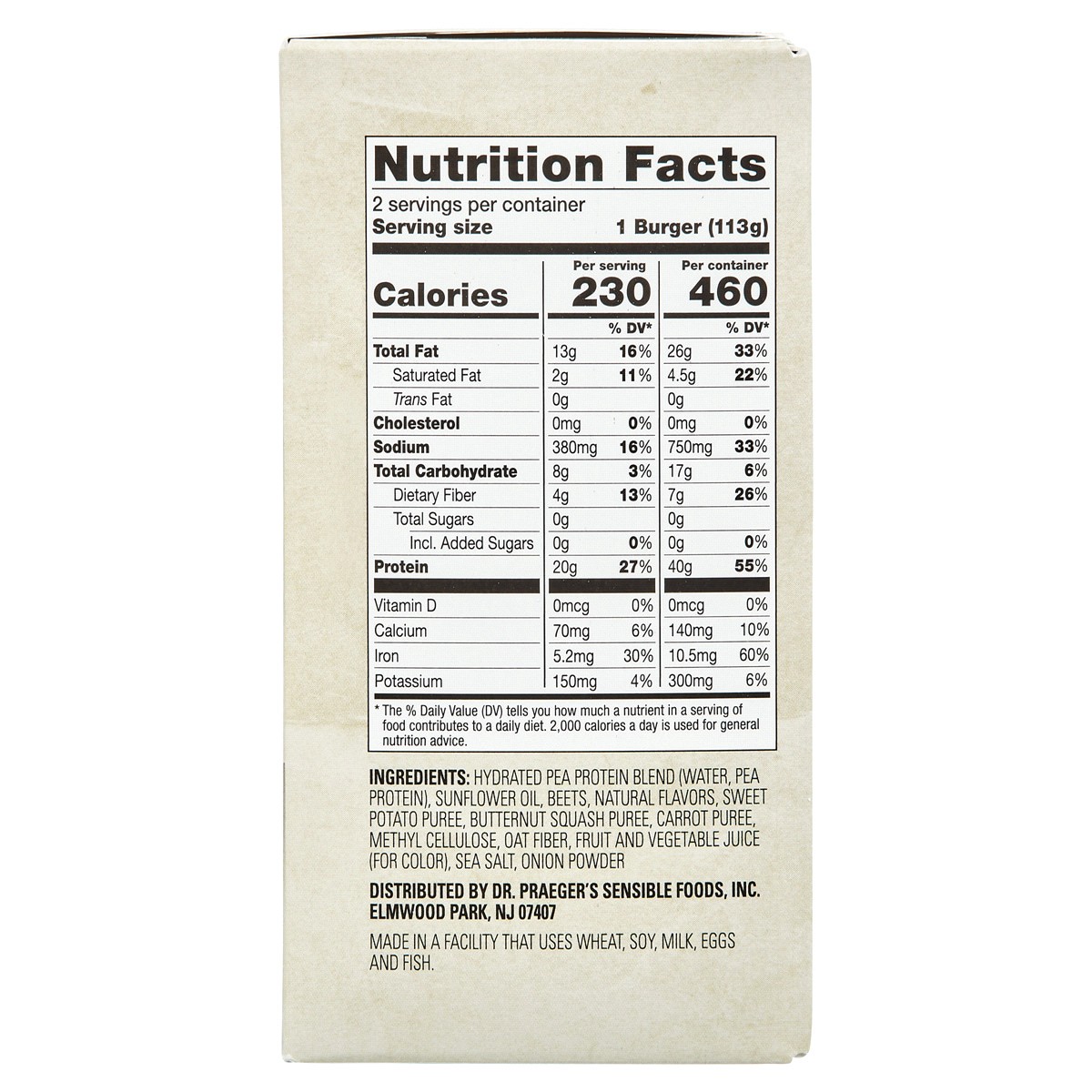 slide 4 of 9, Dr. Praeger's Perfect Burger, 2 ct