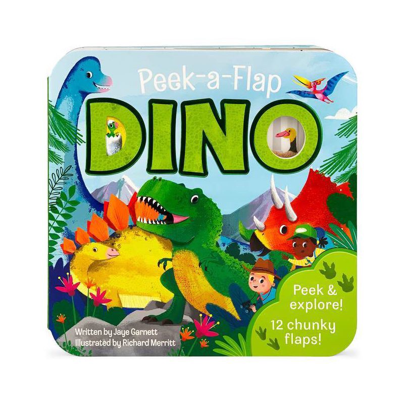 slide 1 of 1, Cottage Door Press Dino - (Peek-A-Flap Children's Interactive Lift-A-Flap Board Book) by Jaye Garnett (Board Book), 1 ct