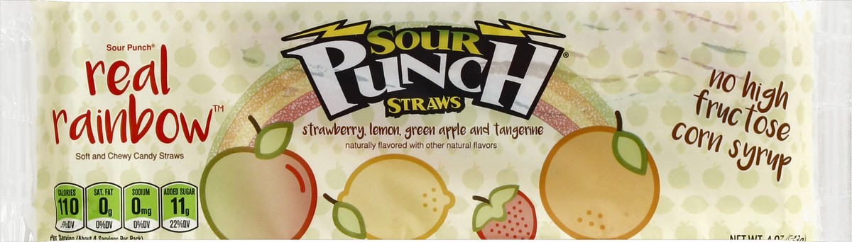 slide 5 of 5, Sour Punch Straws 4 oz, 4 oz