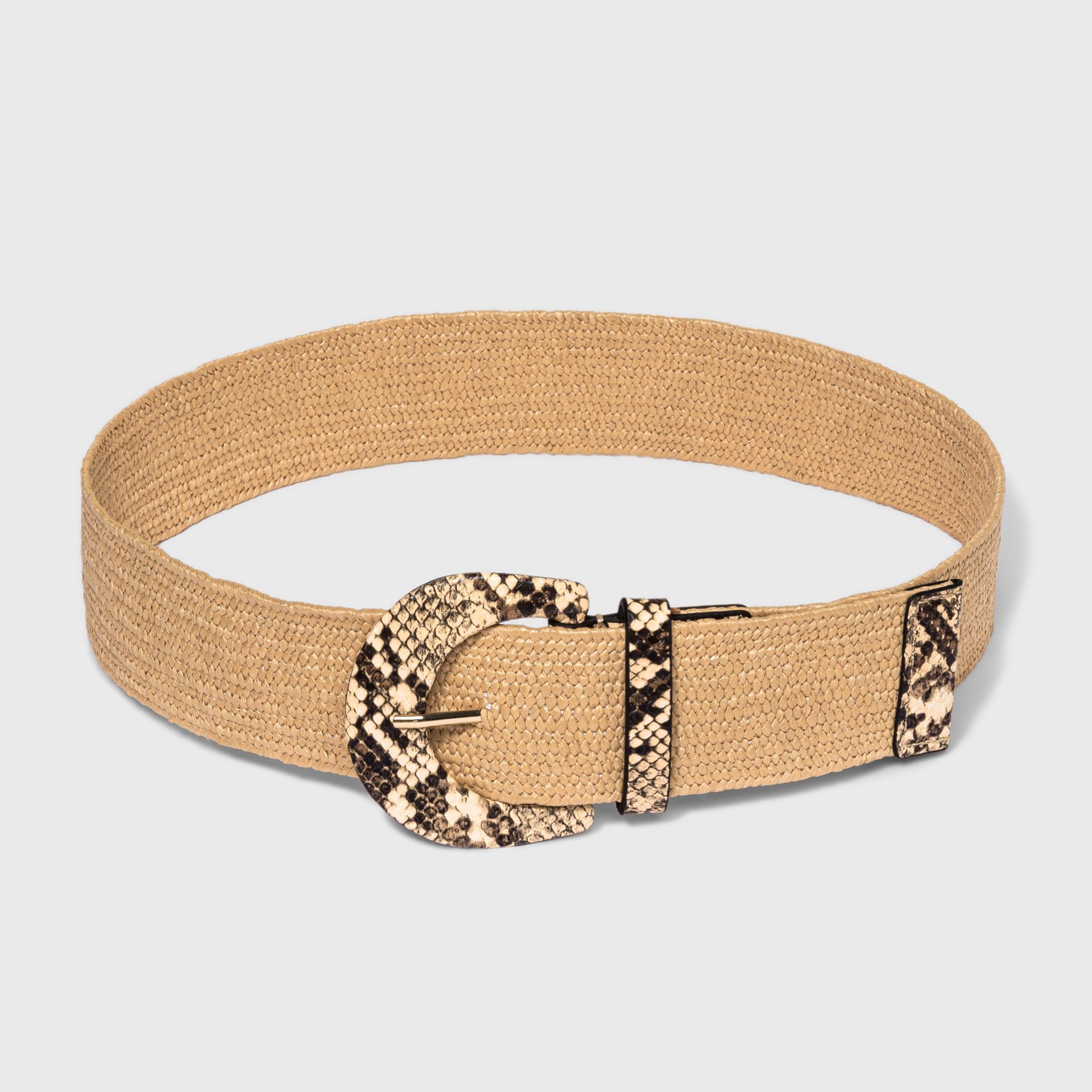 slide 1 of 2, Women's Snake Stretch Belt - A New Day S, 1 ct