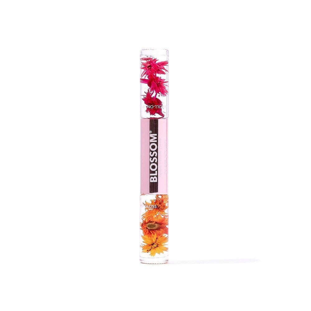 slide 2 of 3, Blossom Glam Squad Roll-On Lip Gloss - Watermelon & Peach - 0.2 fl oz, 1 ct
