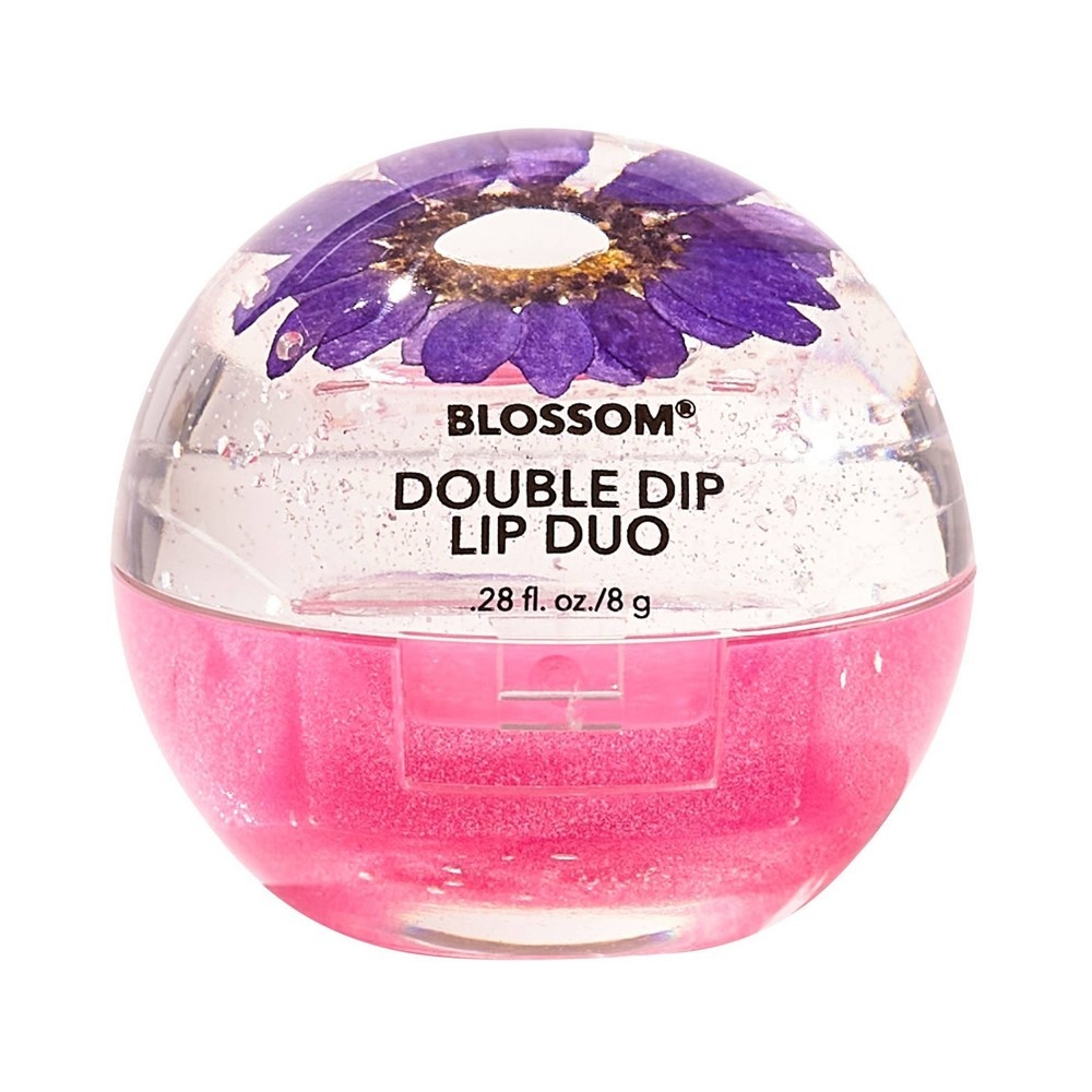 slide 2 of 4, Blossom Double Dip Lip Duo - Purple - 0.28 fl oz, 1 ct