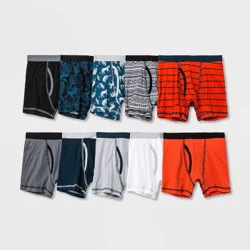 Boys' 10pk Boxer Briefs - Cat & Jack L