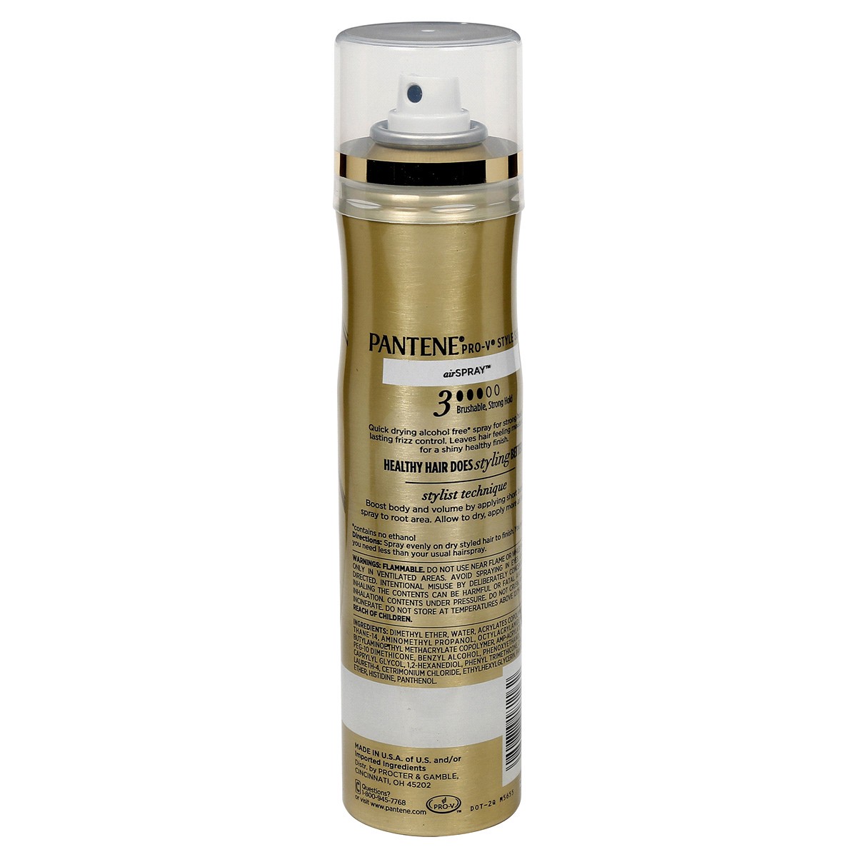 slide 2 of 7, PANTENE Pro-V Flexible Hold Alcohol Free* Level 3 Hairspray, 7.0 oz, 7 oz