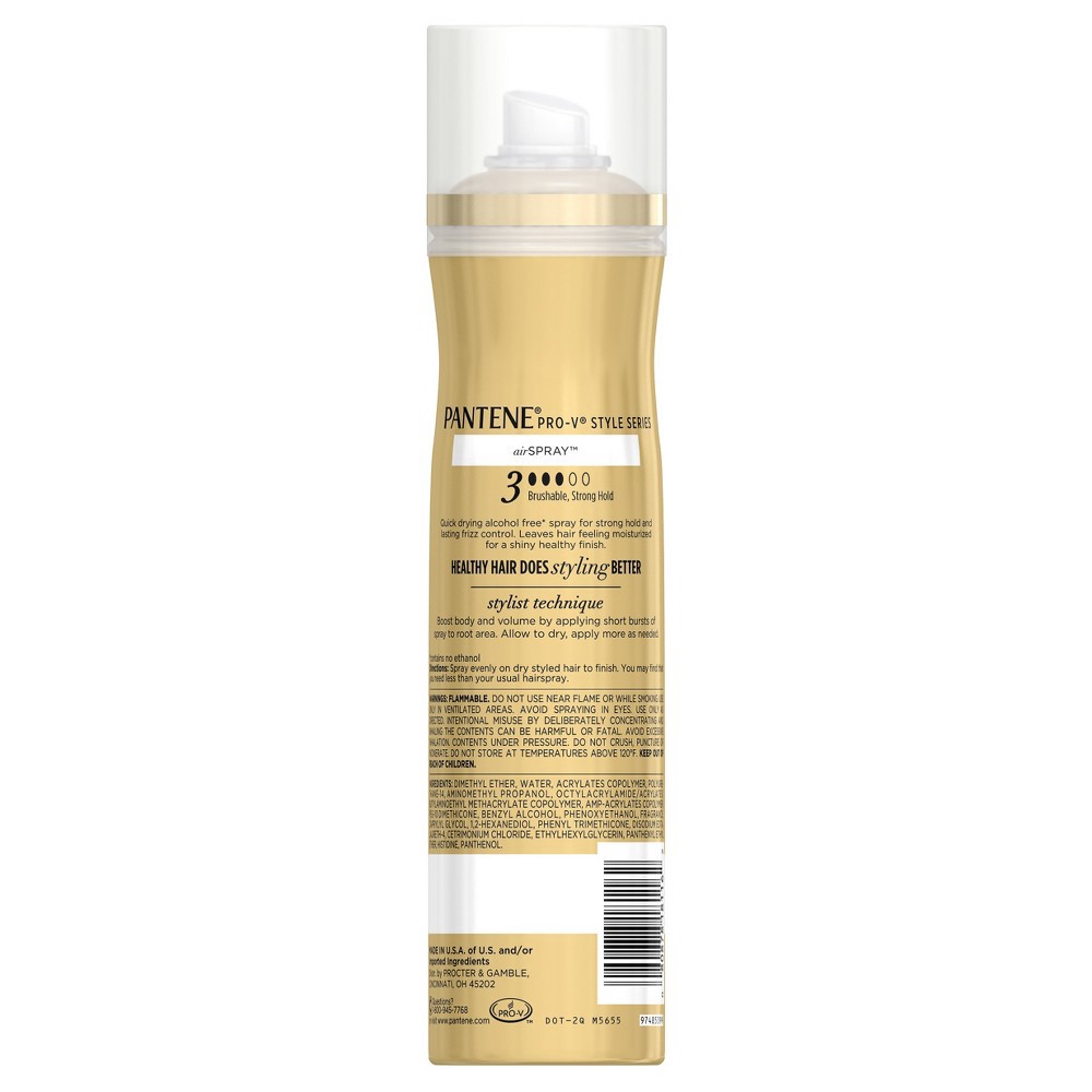 slide 3 of 7, PANTENE Pro-V Flexible Hold Alcohol Free* Level 3 Hairspray, 7.0 oz, 7 oz