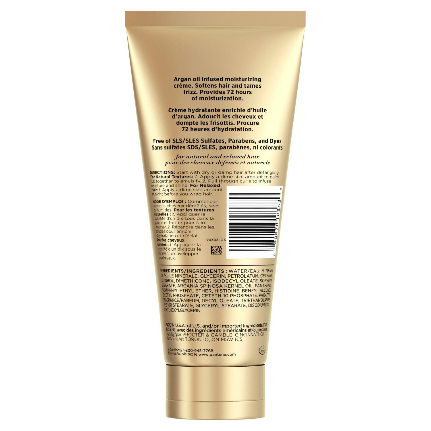 slide 3 of 5, Pantene Gold Series Hydrating Butter-Cream, 6.8 oz, 6.8 oz