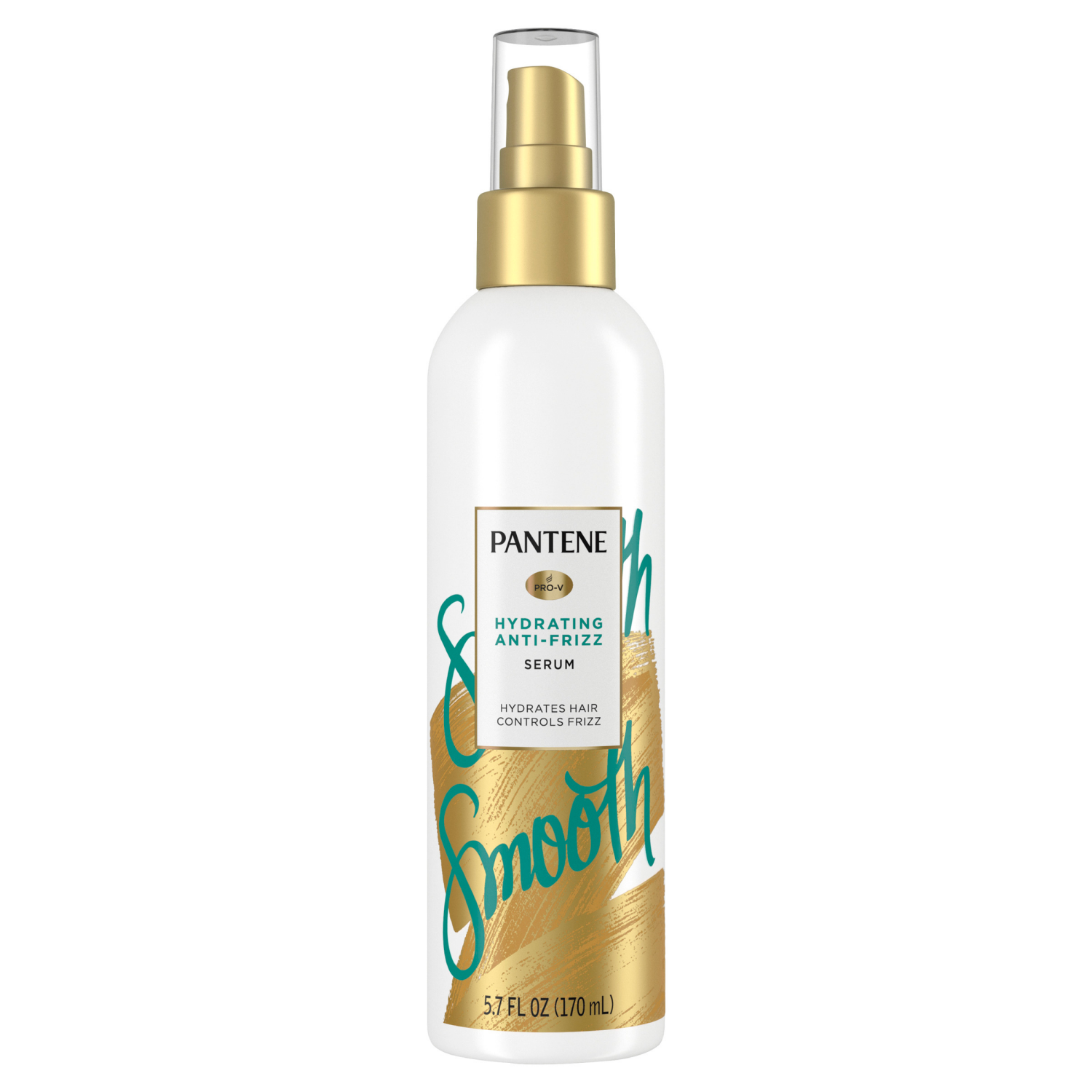 slide 6 of 8, PANTENE Pro-V Smooth Hydrating Anti-Frizz Serum, 5.7 oz, 5.7 fl oz