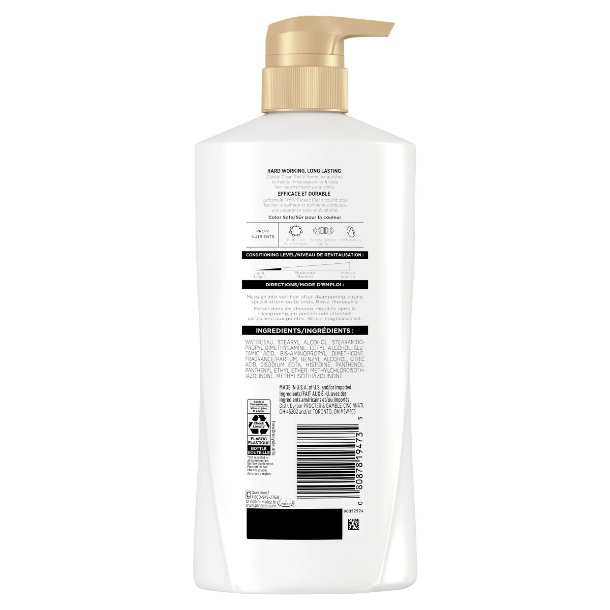 slide 3 of 8, Pantene Classic Clean Conditioner - 16 fl oz, 16 fl oz