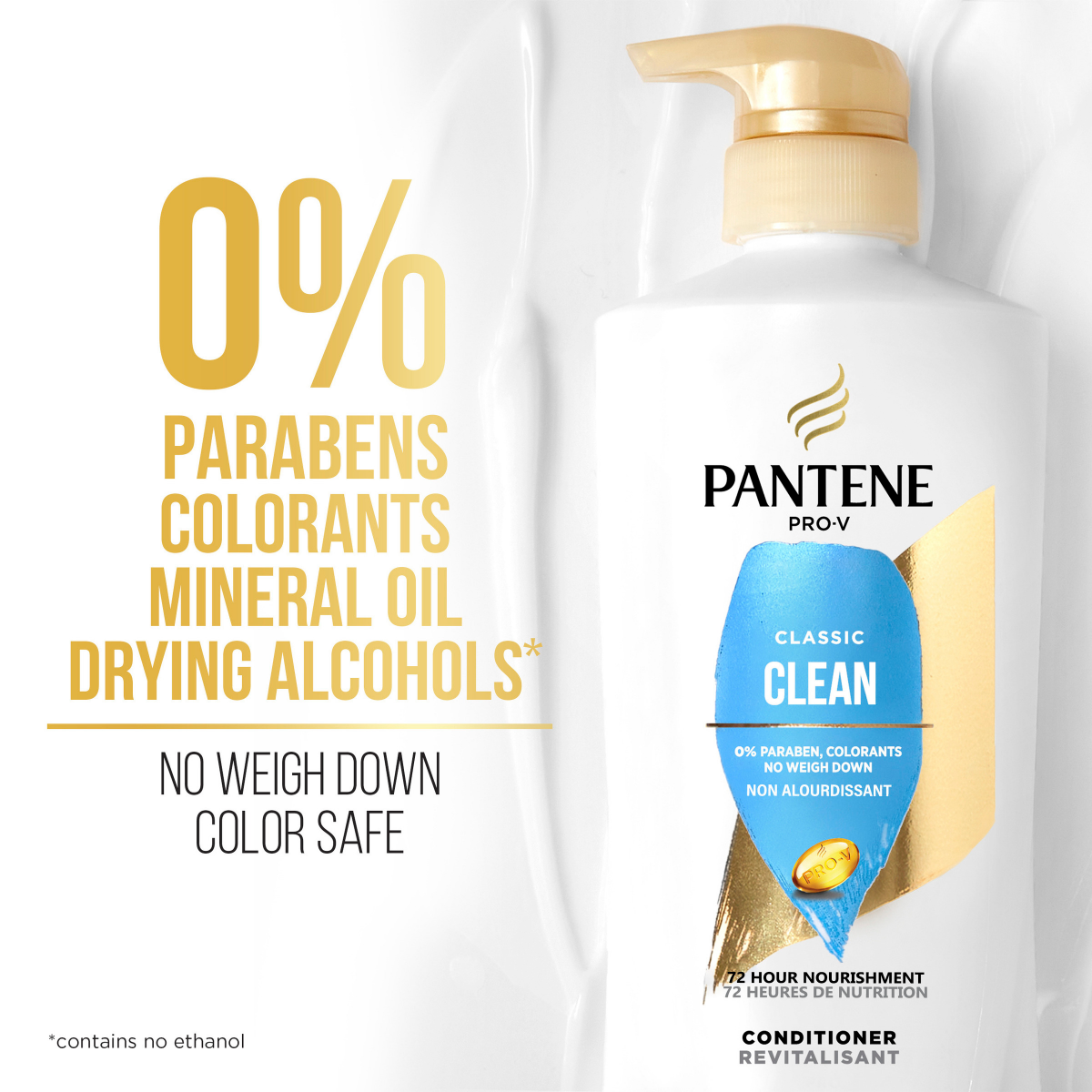 slide 6 of 8, Pantene Classic Clean Conditioner - 16 fl oz, 16 fl oz
