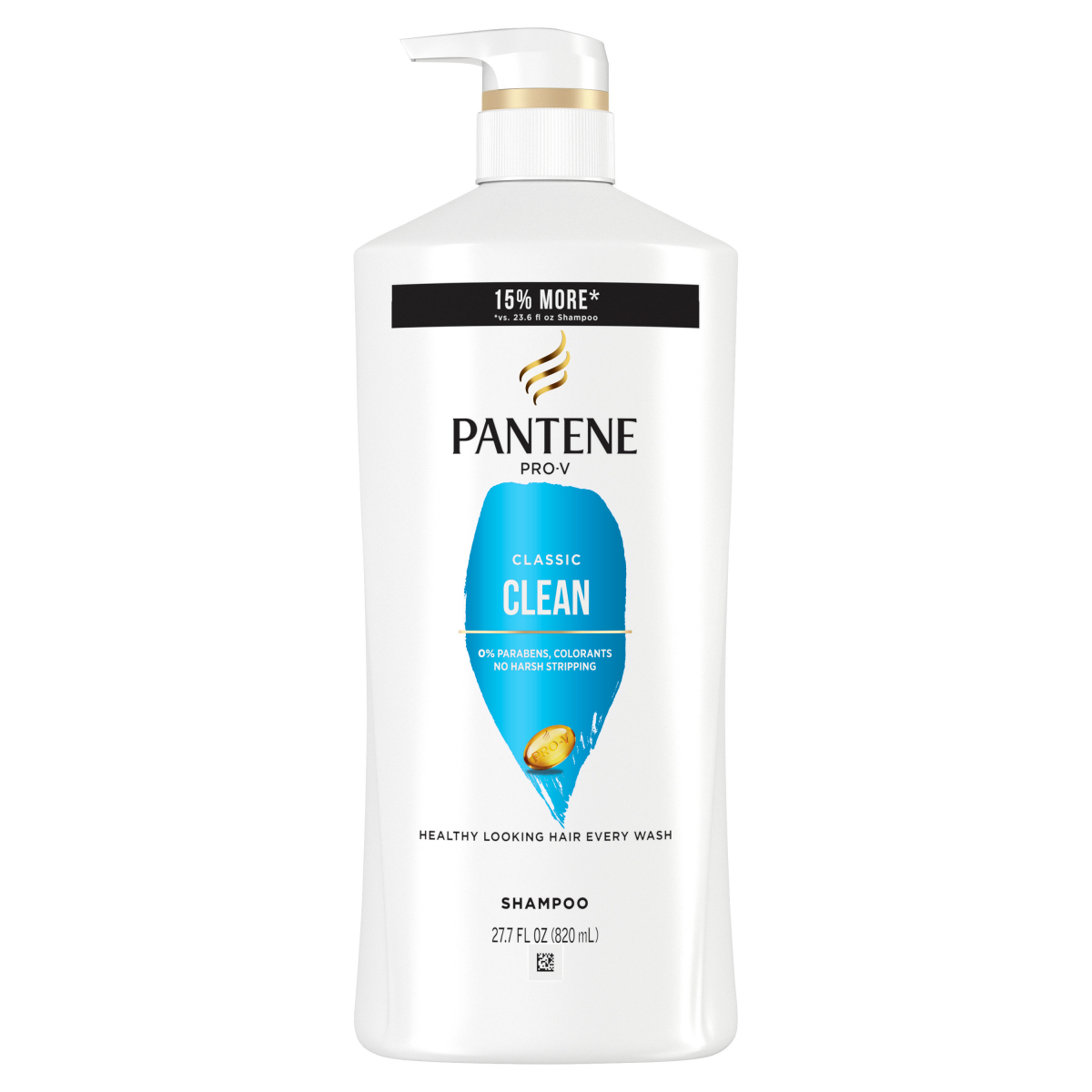slide 4 of 6, Pantene Classic Clean 72 HR NOURISHMENT Shampoo 27.7 FL OZ/820mL, 27.7 fl oz