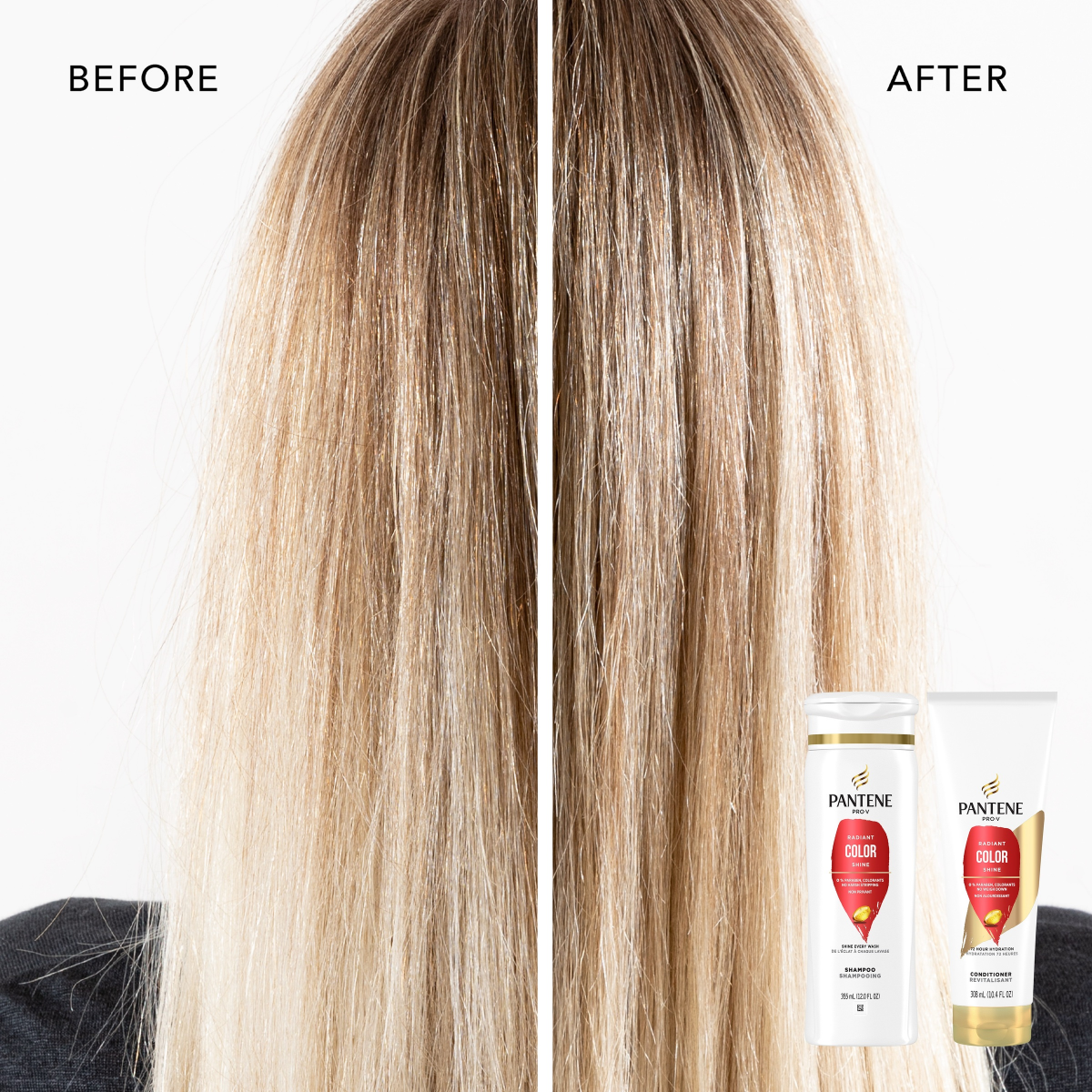 slide 13 of 29, Pantene Pro-V Radiant Color Shine Shampoo + Conditioner, 1 ct
