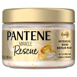 Pantene Pro-V Miracle Rescue Intensive Bond Repair Mask with Melting Pro-V Pearls, melts away damage, builds bonds, strengthens against damage, 10.1 FL OZ