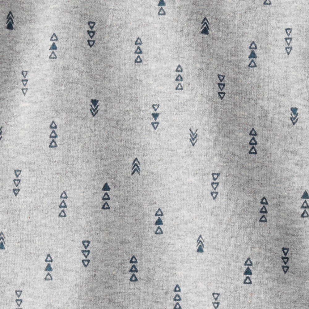 slide 4 of 5, Baby Boys' Animal Bodysuit - little planet by carter's Gray/Blue 9M, 3 ct