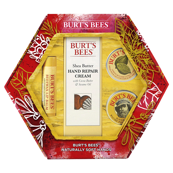 slide 1 of 1, Burt's Bees Naturally Soft Hands Holiday Gift Set, 1 ct