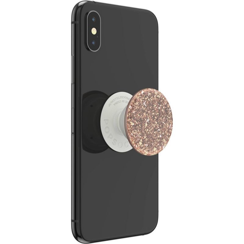 slide 4 of 5, PopSockets PopGrip Cell Phone Confetti Grip & Stand - Rose Gold, 1 ct