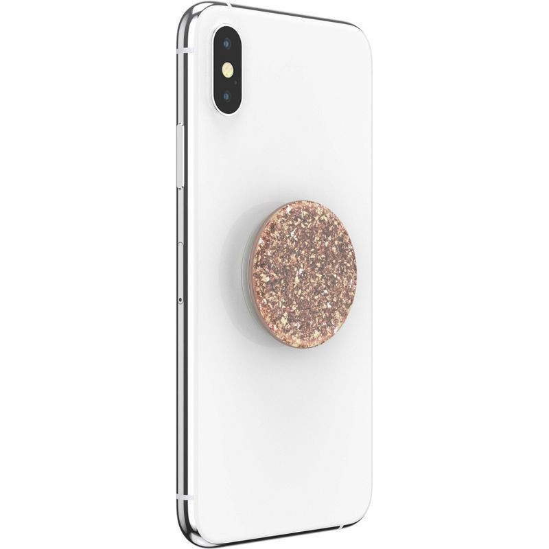 slide 5 of 5, PopSockets PopGrip Cell Phone Confetti Grip & Stand - Rose Gold, 1 ct