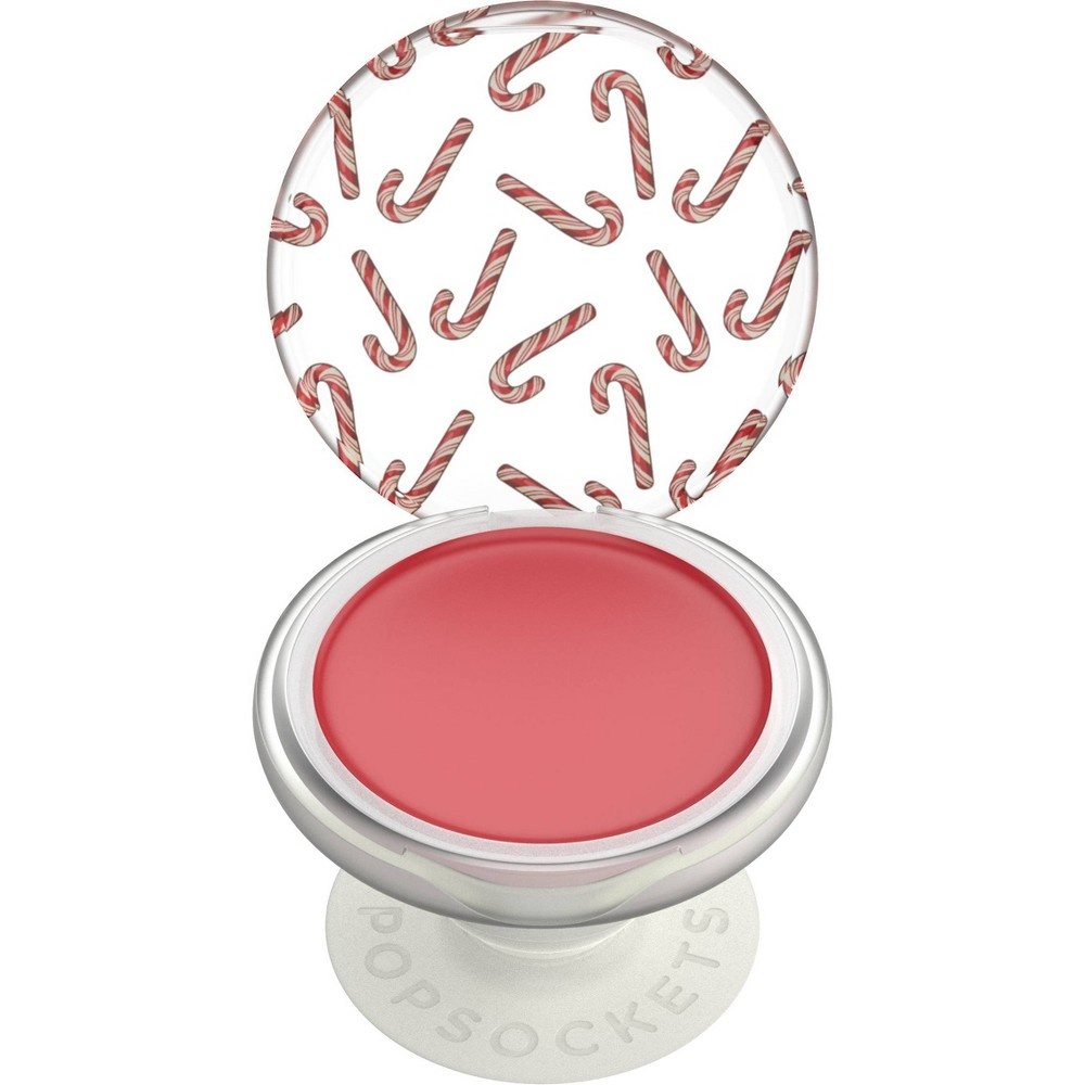 slide 2 of 6, PopSockets PopGrip Lips - Candy Cane Crush, 1 ct