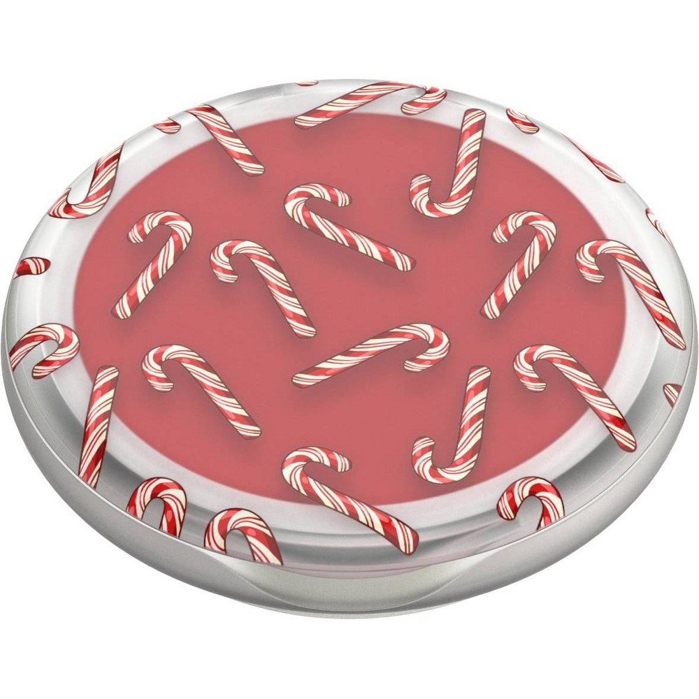 slide 3 of 6, PopSockets PopGrip Lips - Candy Cane Crush, 1 ct