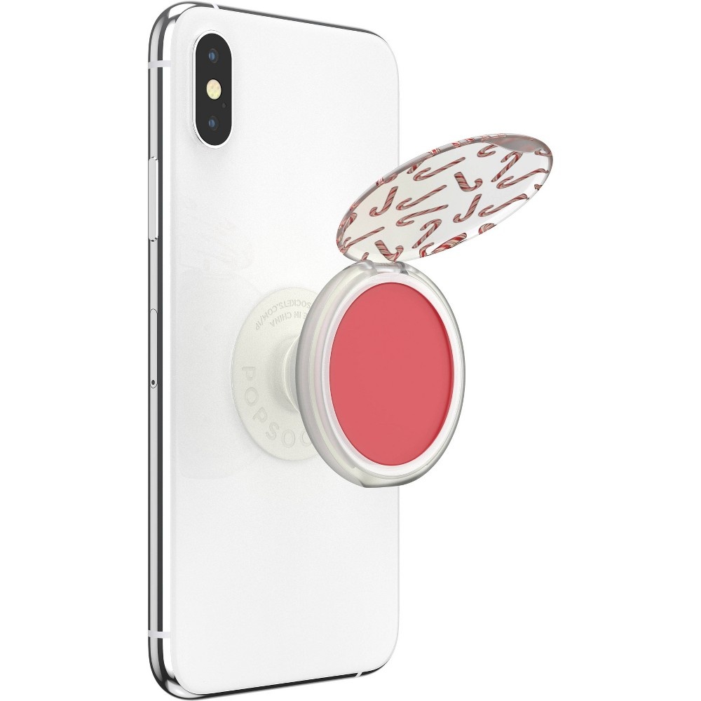 slide 6 of 6, PopSockets PopGrip Lips - Candy Cane Crush, 1 ct