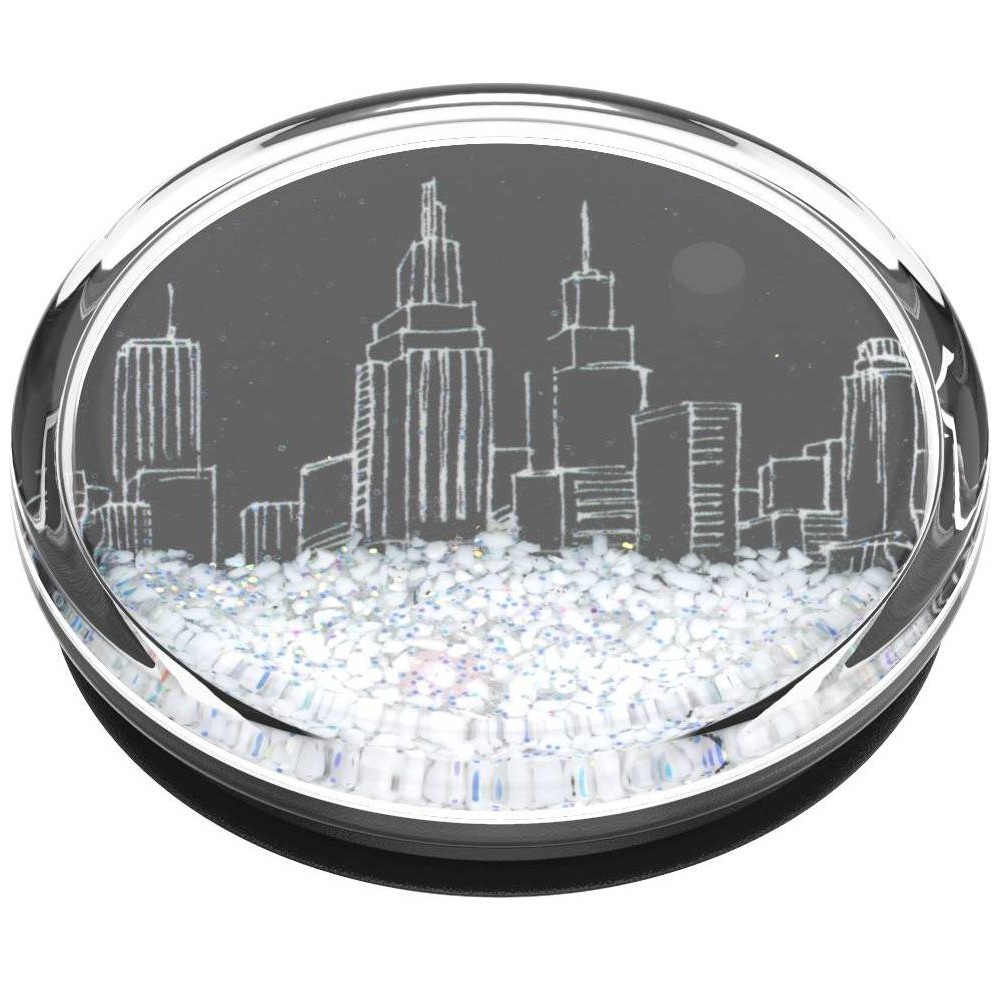 slide 4 of 5, PopSockets Cell Phone Grip & Stand - Tidepool Snowglobe Cityscape, 1 ct