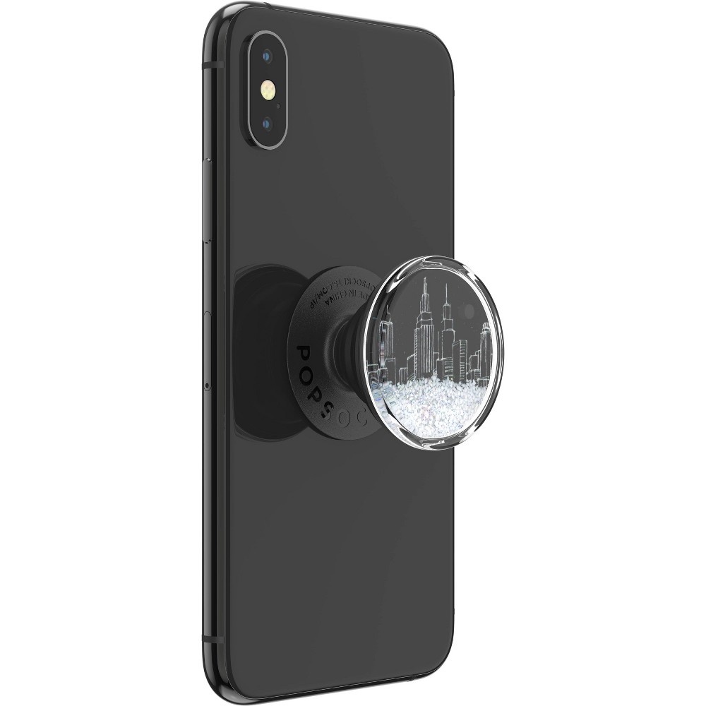 slide 5 of 5, PopSockets Cell Phone Grip & Stand - Tidepool Snowglobe Cityscape, 1 ct