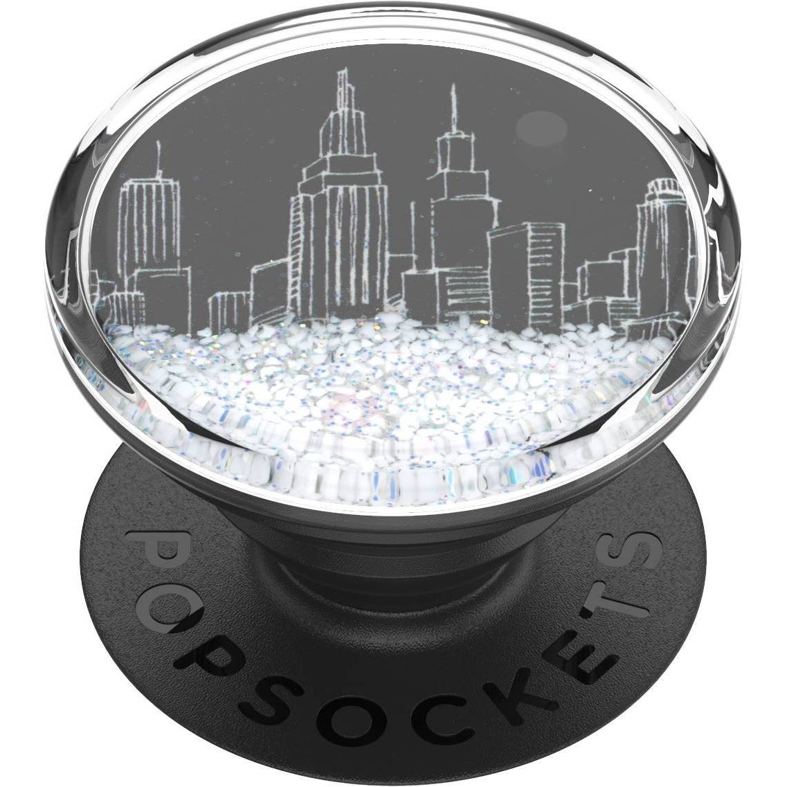 slide 1 of 5, PopSockets Cell Phone Grip & Stand - Tidepool Snowglobe Cityscape, 1 ct