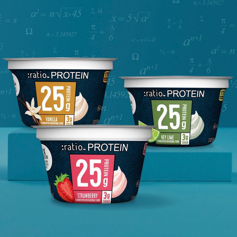 ratio PROTEIN Strawberry Greek Yogurt Cultured Dairy Snack Cup- 5.3oz 5.3  oz