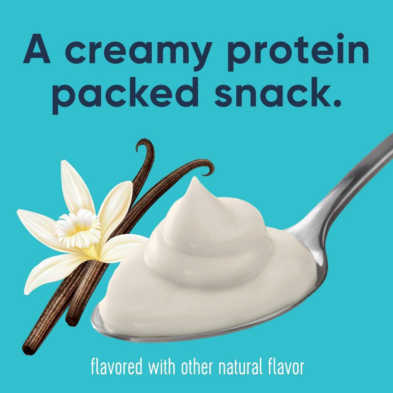slide 3 of 8, :ratio PROTEIN Vanilla Greek Yogurt Cultured Dairy Snack Cup - 25g Protein 5.3oz, 25 gram, 5.3 oz