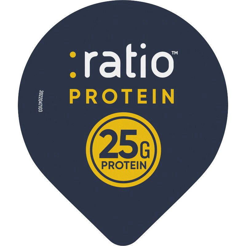 slide 7 of 8, :ratio PROTEIN Blueberry Greek Yogurt Cultured Dairy Snack Cup - 25g Protein 5.3oz, 25 gram, 5.3 oz