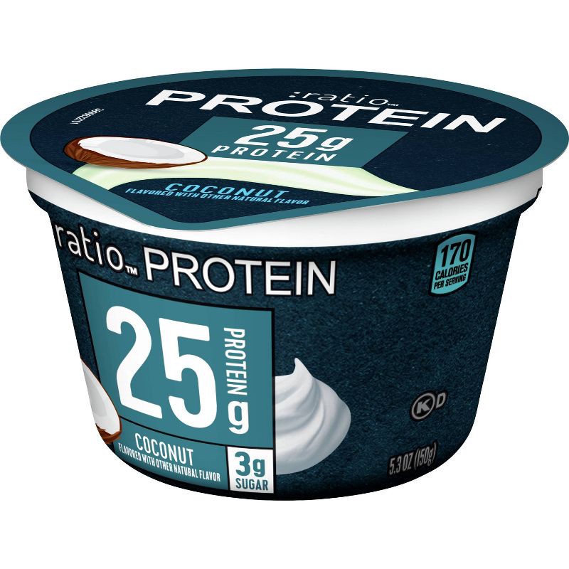 slide 9 of 14, :ratio PROTEIN Coconut Yogurt Cultured Dairy Snack Cup - 5.3oz, 5.3 oz