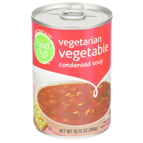 slide 1 of 1, Food Club Vegetarian Vegetable Condensed Soup, 1 ct