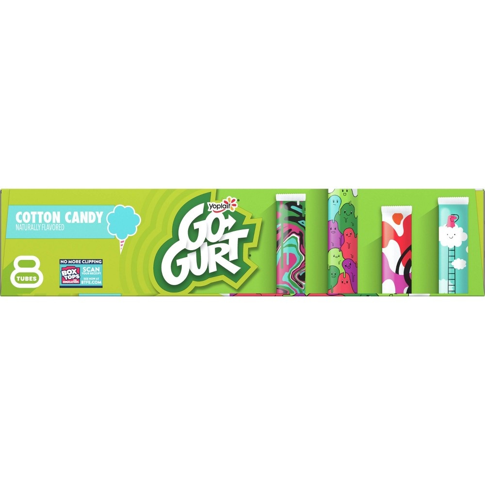 slide 7 of 9, Go-GURT Cotton Candy Kids' Yogurt - 16oz/8ct, 8 ct; 16 oz