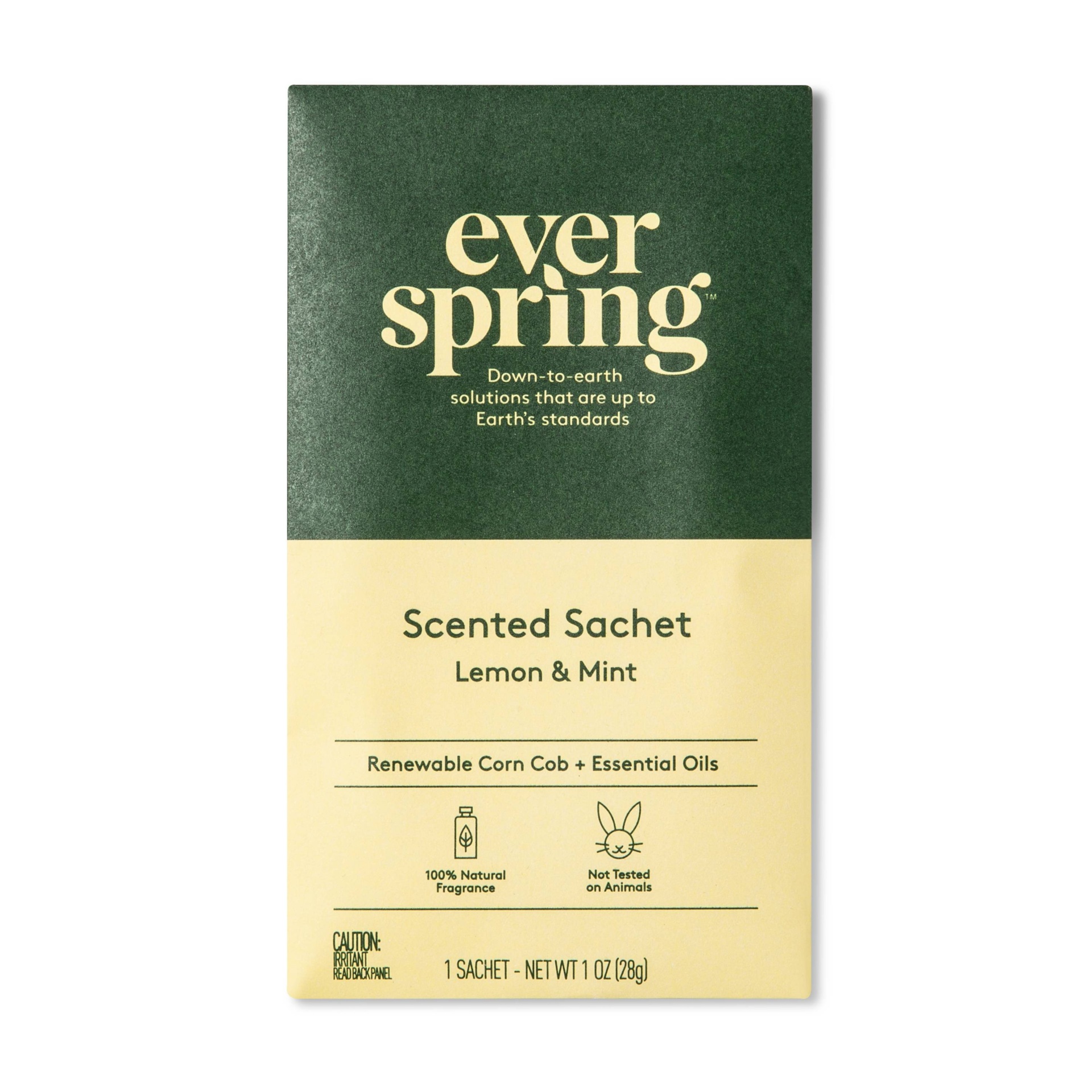 Air Freshener Sachet Lemon & Mint Everspring 1 oz Shipt