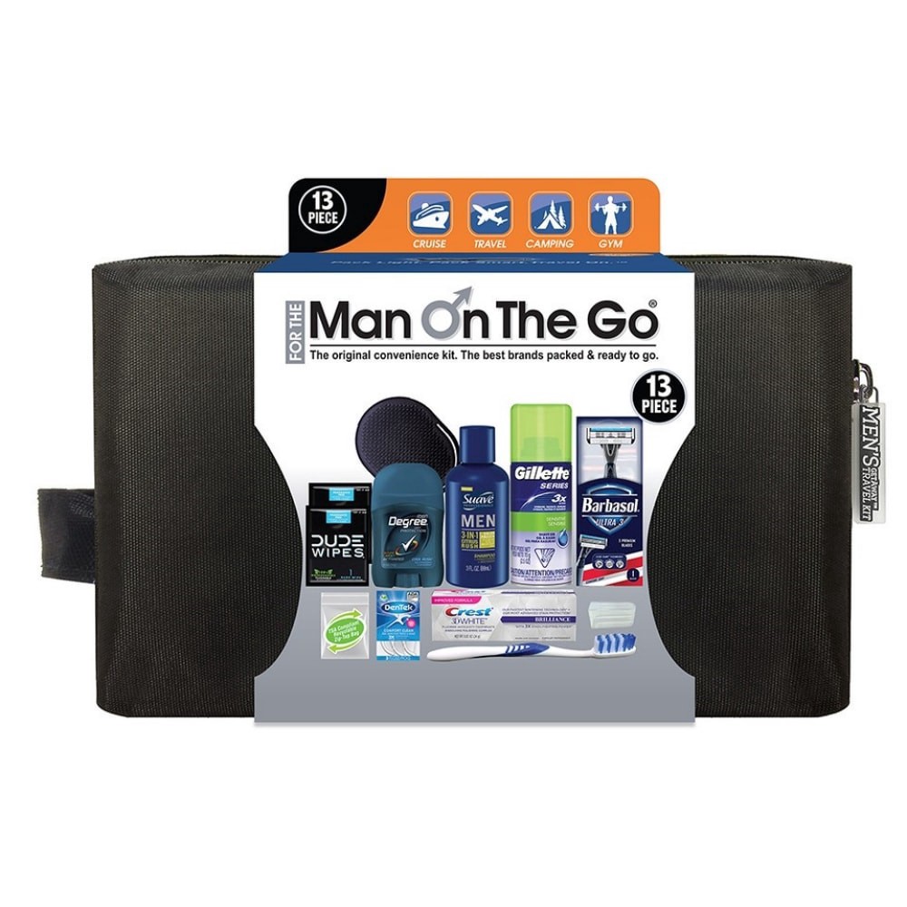 slide 1 of 1, Man On The Go Convenience Kits International Man On The Go Travel Kit, 1 ct