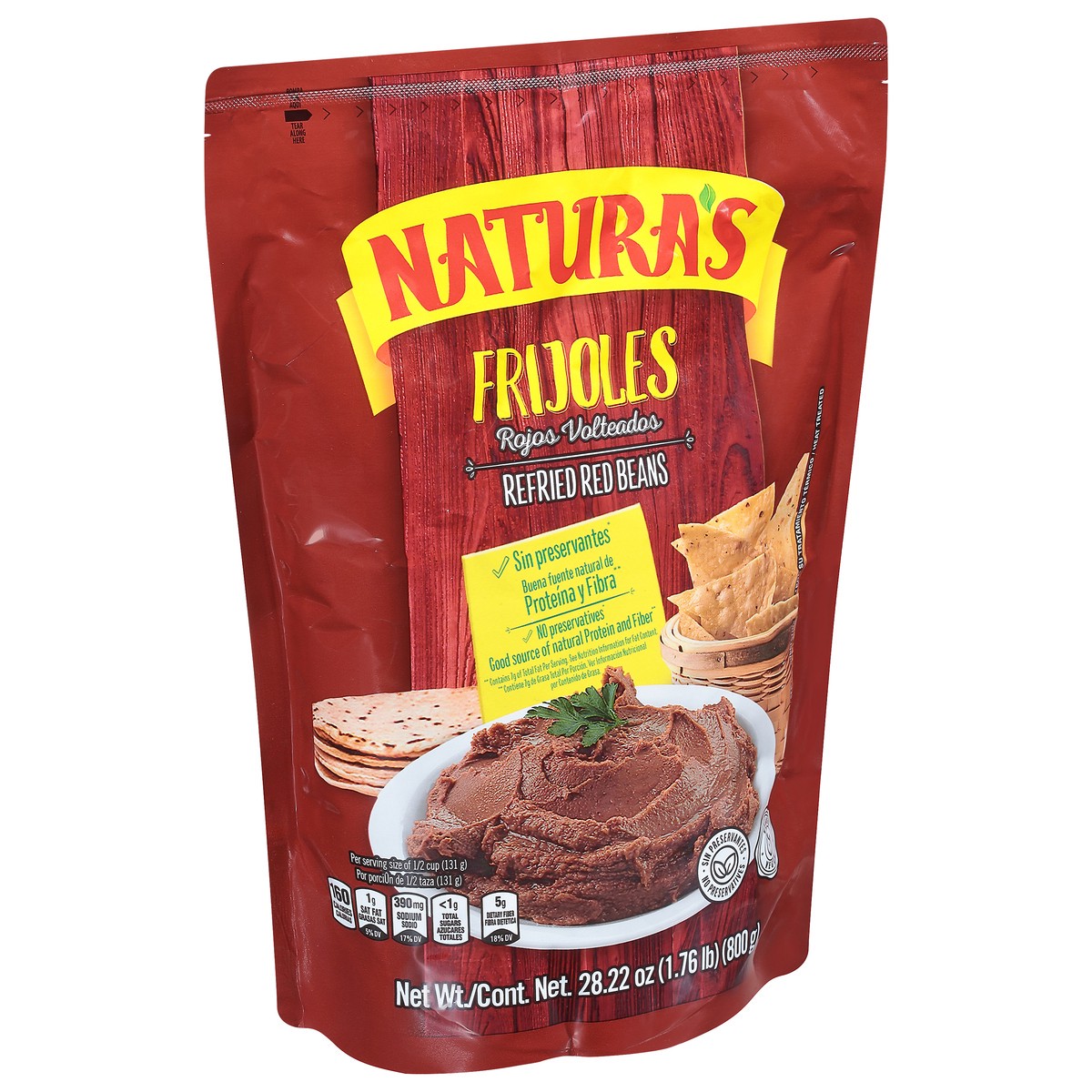 slide 8 of 9, Natura's Naturas Refried Beans - 28.22 oz, 28.22 oz