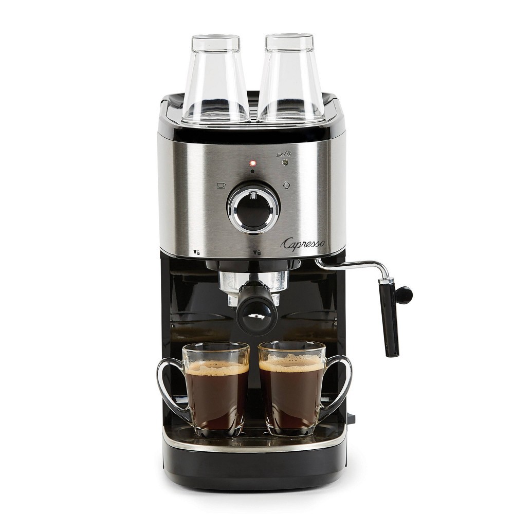 slide 3 of 7, Capresso Compact Espresso/Cappuccino Machine EC Select - Black/Stainless 120.05, 1 ct