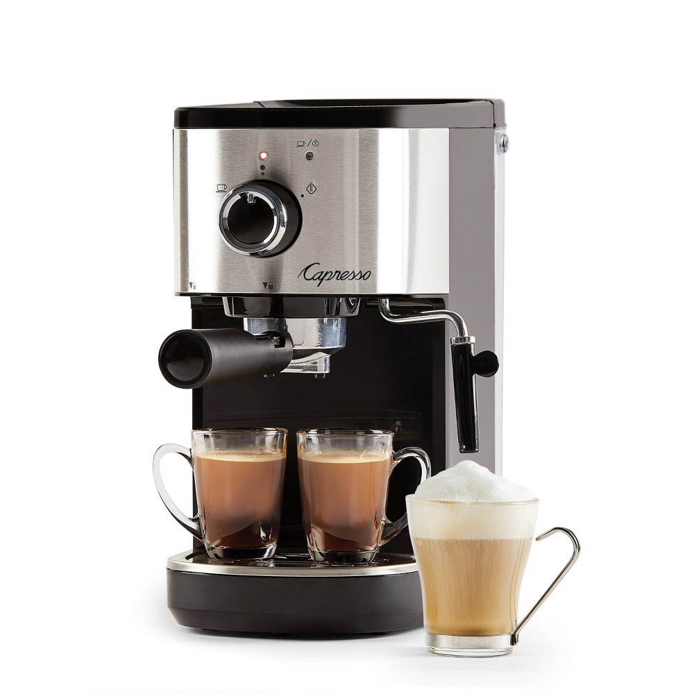 slide 7 of 7, Capresso Compact Espresso/Cappuccino Machine EC Select - Black/Stainless 120.05, 1 ct