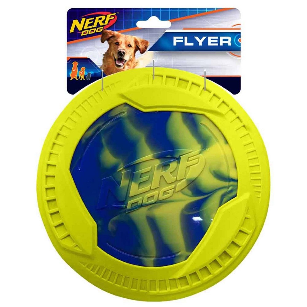 slide 2 of 3, NERF Foam Swirl Megaton Disc Dog Toy, 1 ct