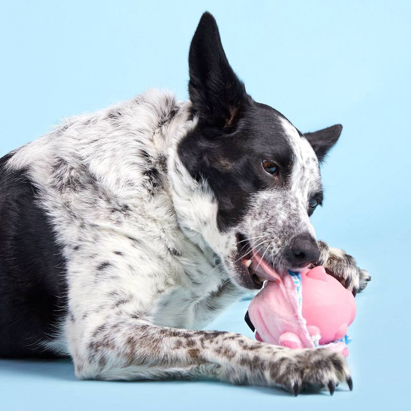 slide 2 of 9, BARK Super Chewer Pig Dog Toy - Hambone, 1 ct