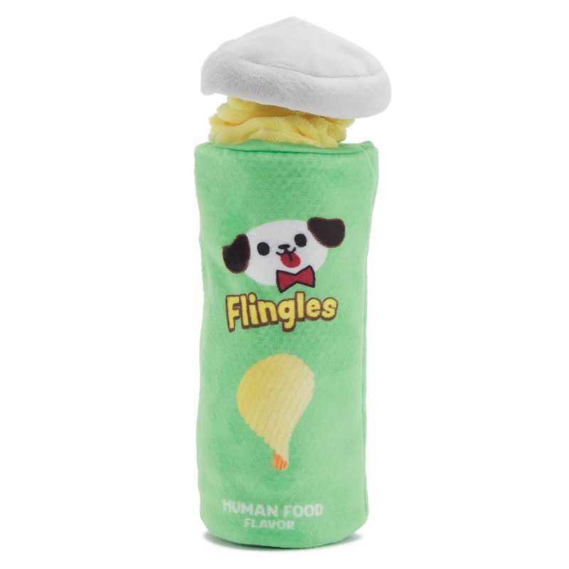 slide 1 of 5, BARK Chip Stack Dog Toy - Flingles Can, 1 ct